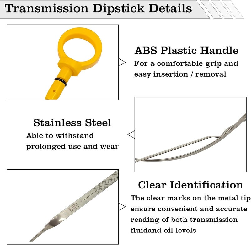 FBLOWMOD 4792867AB Engine Oil Dipstick Indicator, Compatible with Dodge Charger Challenger Magnum Chrysler 300 3.5L 6 Cyl Engine Oil Fluid Level Dip Stick Replace 917323 - Image 4